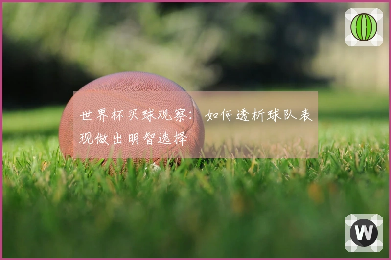 世界杯买球观察：如何透析球队表现做出明智选择